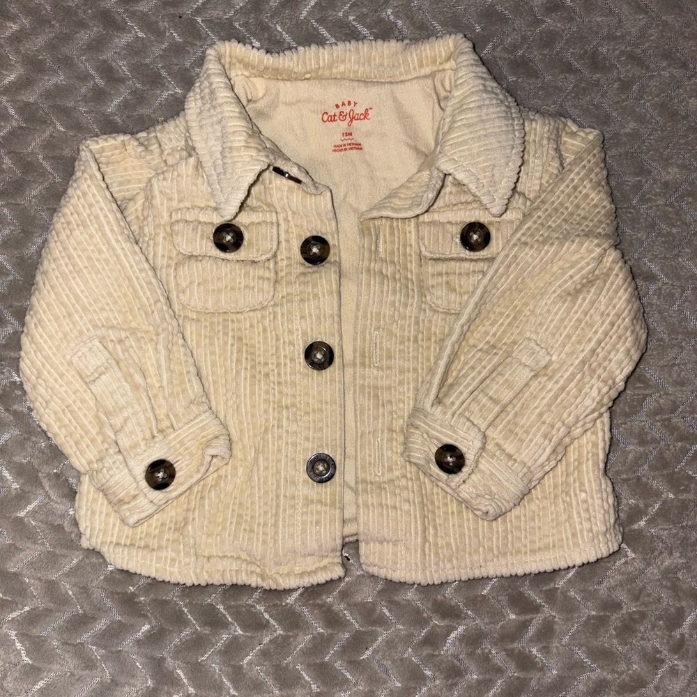 Cat & Jack Cream Baby Bodysuit